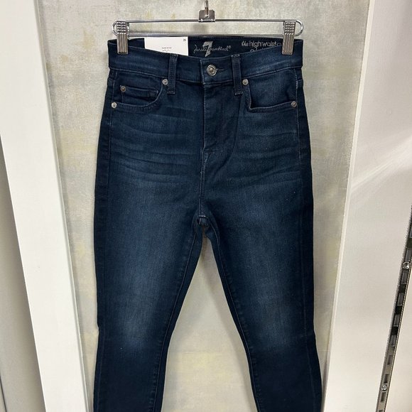 7 For All Mankind High Rise Ankle Skinny - Picture 1 of 4